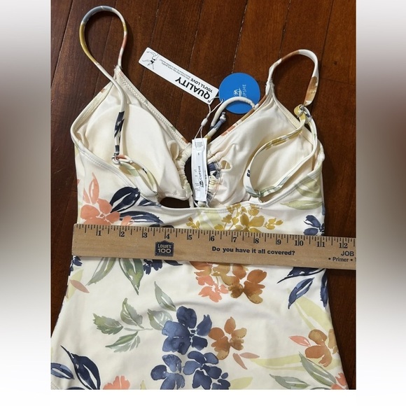 CUPSHE one piece swim tropical floral print - Picture 5 of 6